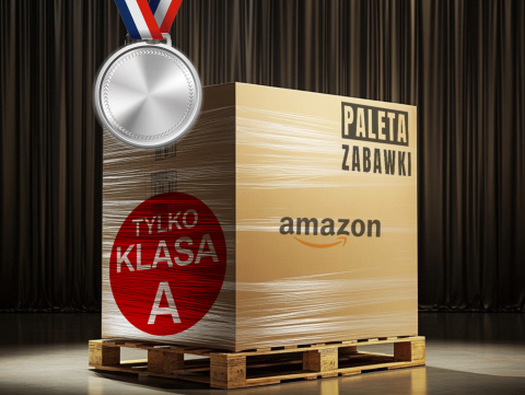 Paleta Zabawki 3000 SILVER zawierająca popularne produkty z nadwyżek magazynowych sieci Amazon